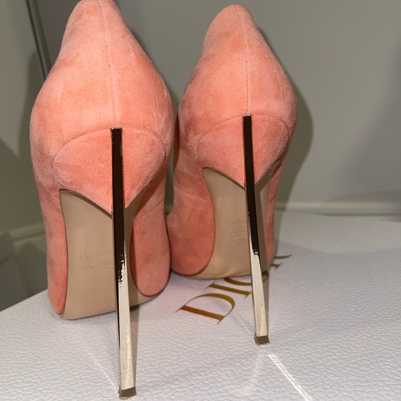 Casadei Blade techno decollete peach/light pink pumps - Picture 5 of 13